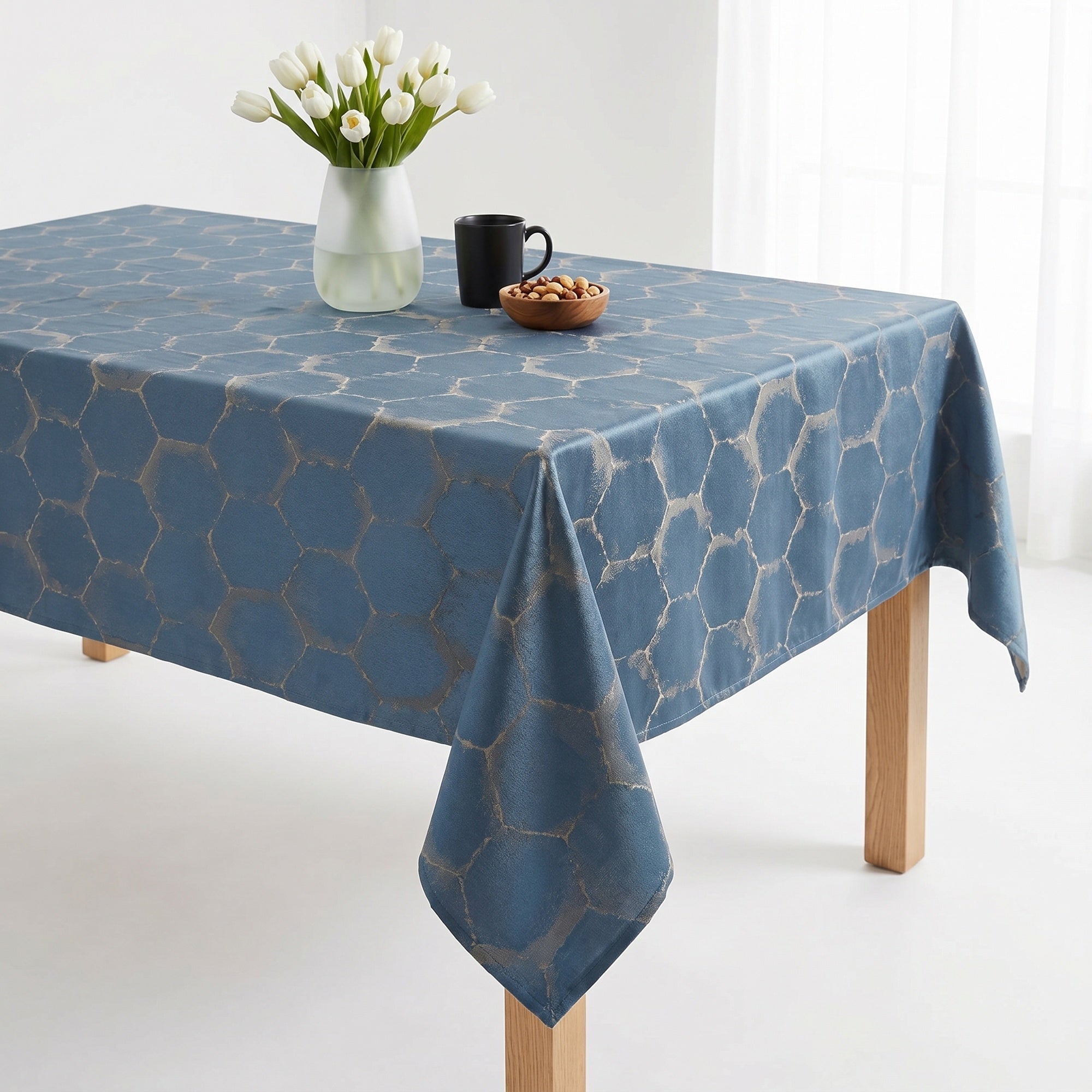 Frontier Copan Blue Tablecloth