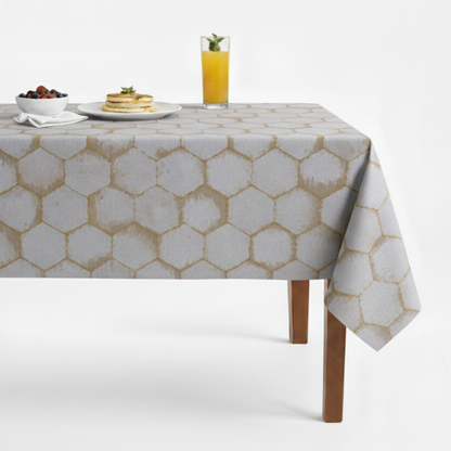 Frontier Jacquard Tablecloth - Purple