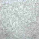 White Gastonia Jacquard Fabric by the Yard - 110 Inch Wide