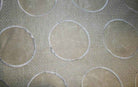 white-1 GLACIER Embroidered Fabric by the Yard - 58 Inch Wide