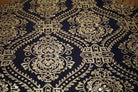 black-gold GLITTER Sequin Fabric by the Yard - 58 Inch Wide