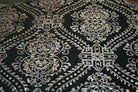black-silver GLITTER Sequin Fabric by the Yard - 58 Inch Wide