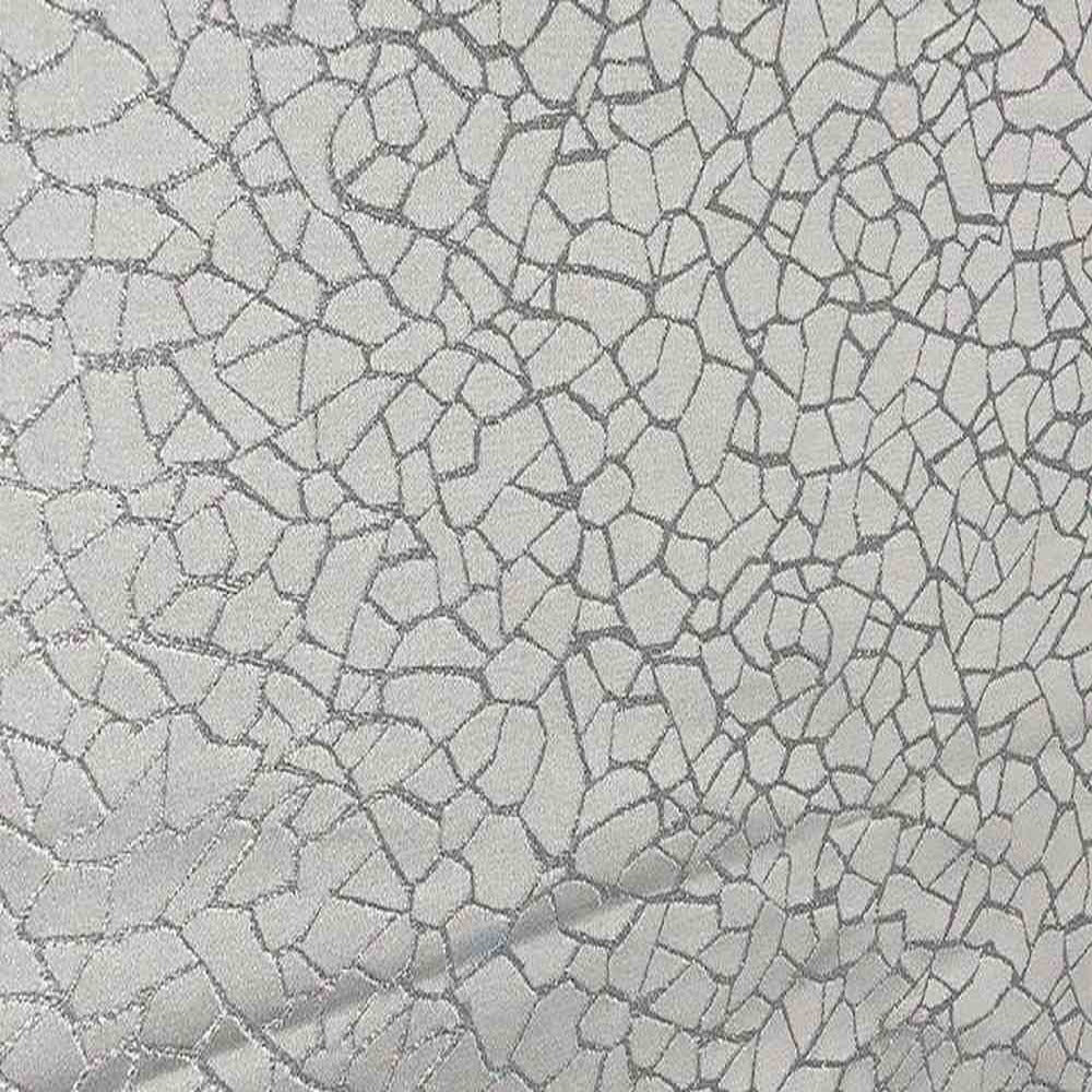 Gravel Metallic Jacquard Embroidery Fabric 
