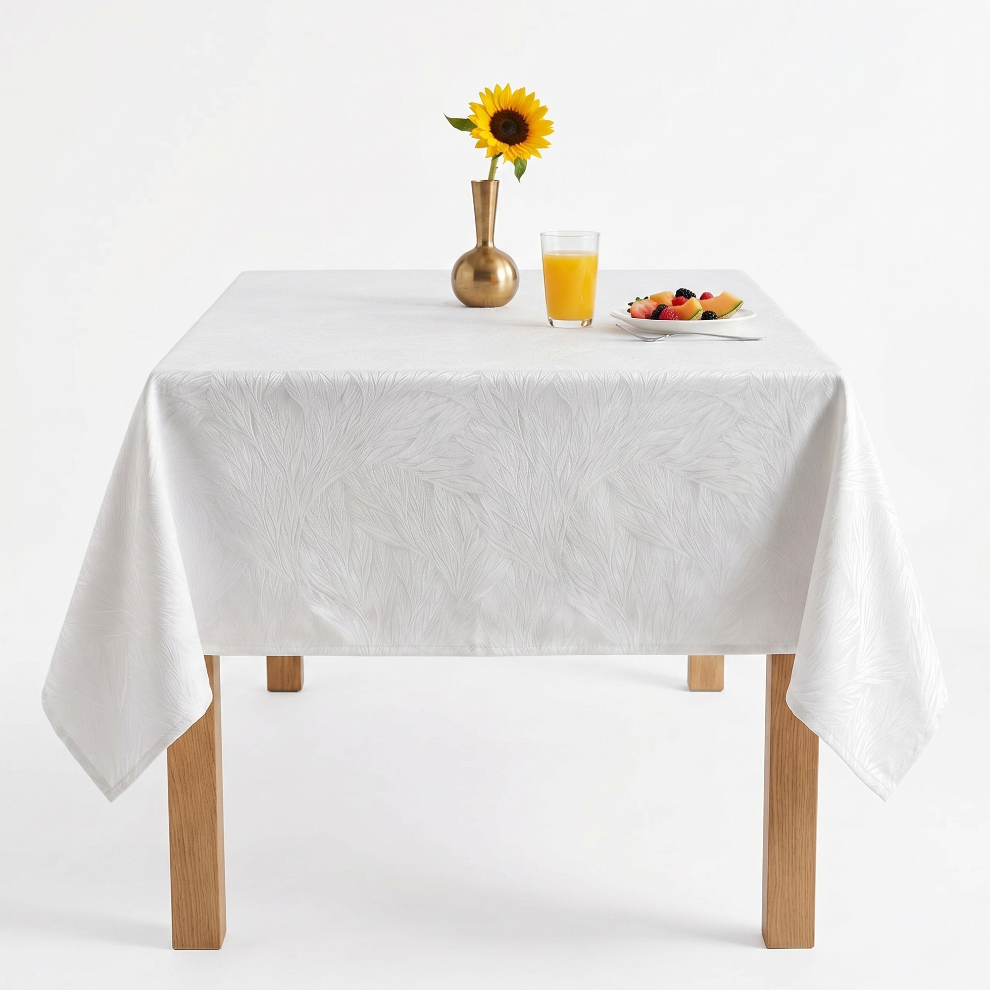 Garden White Tablecloth