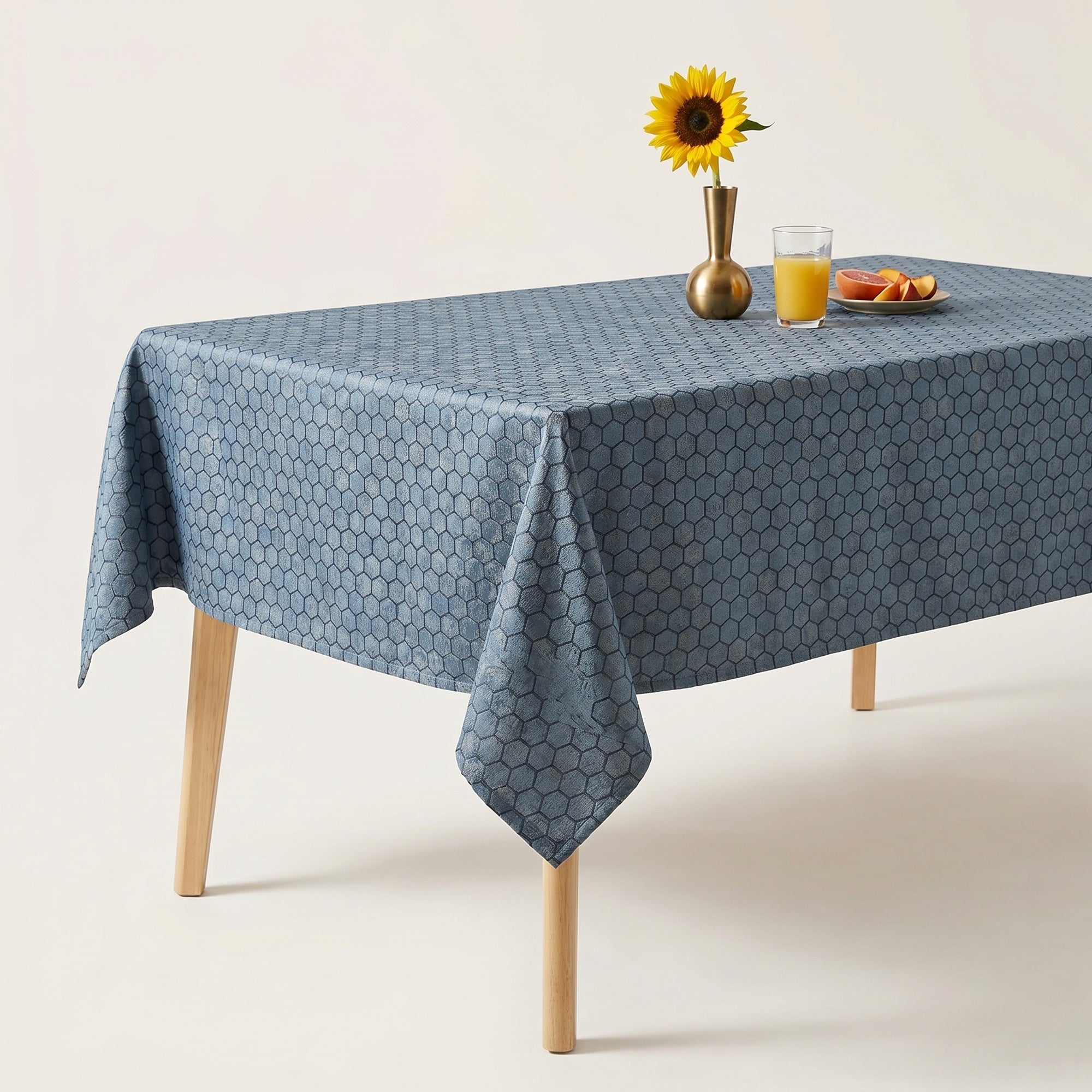 Gastonia Blue Tablecloth