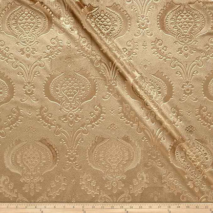 Gold Brocade Damask Velvet - Custom Tablecloths