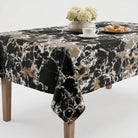 Granite Black Gold Tablecloth