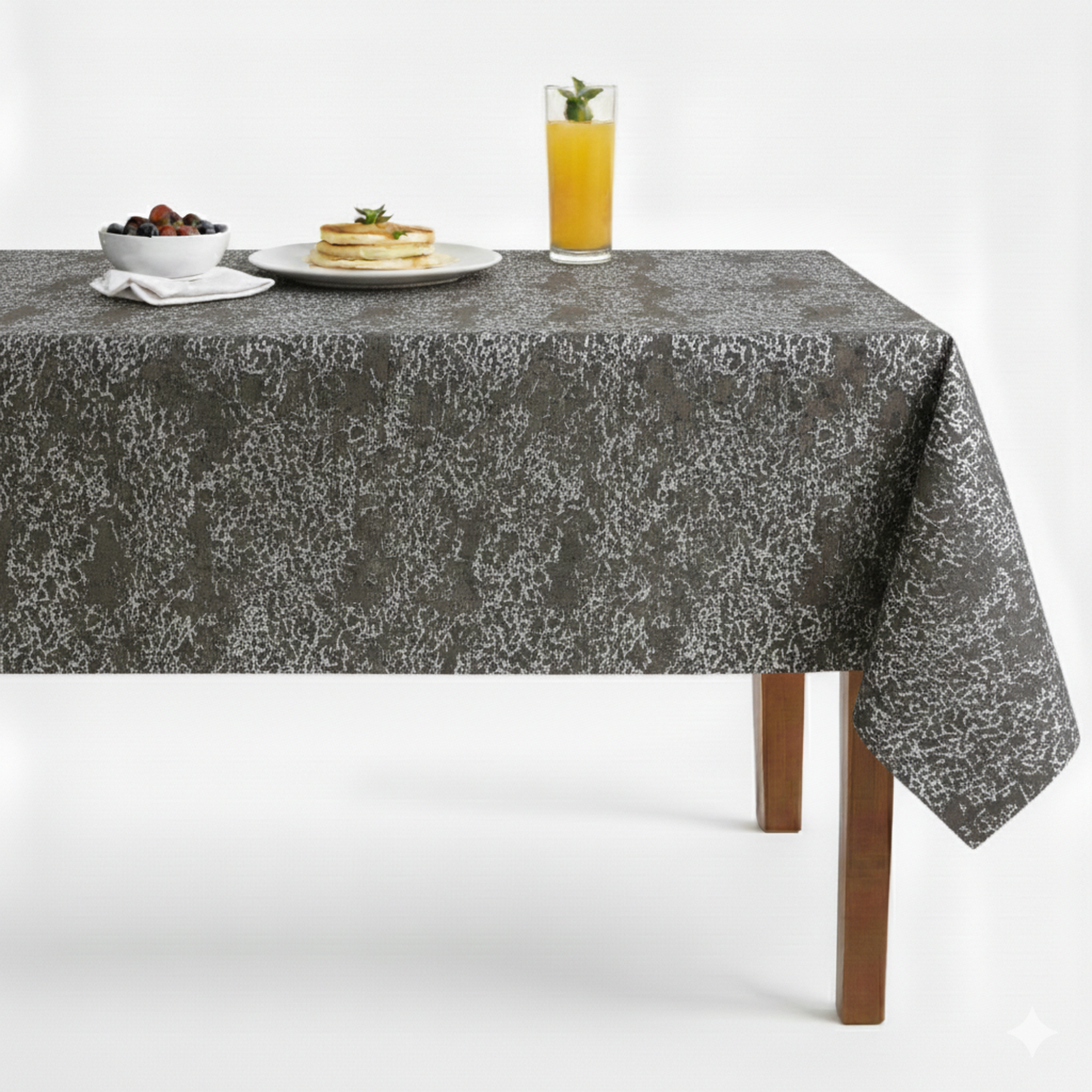 Gray Portland Jacquard Tablecloth
