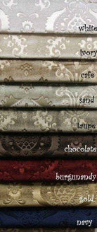 Forest Brocade Damask Velvet Fabric by the Yard - 58 Inch Wide