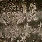 Taupe Brocade Damask Velvet Fabric by the Yard - 58 Inch Wide