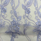 Bluebell HOLIDAY Embroidered Mesh Fabric. Lace Netting Material 54 Inch in Width Fabric by the Yard - 54 Inch Wide