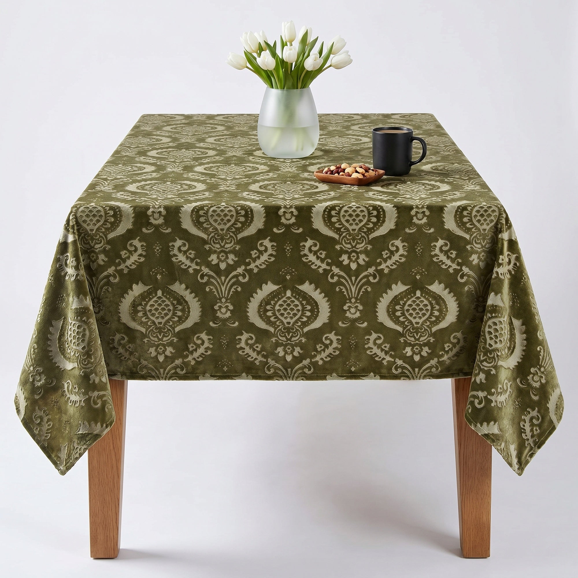 Hobby Taupe Tablecloth