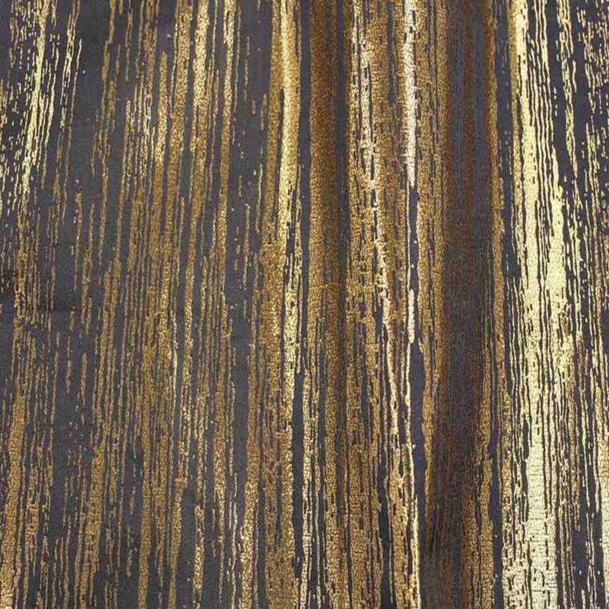 Inline Metallic Jacquard - Tablecloth - Black-Gold