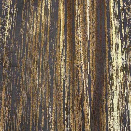 Inline Metallic Jacquard - Tablecloth - Black-Gold