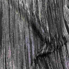 Black/Silver Inline Metallic Jacquard Fabric - 114 Inch. in Width Fabric by the Yard - 114 Inch Wide