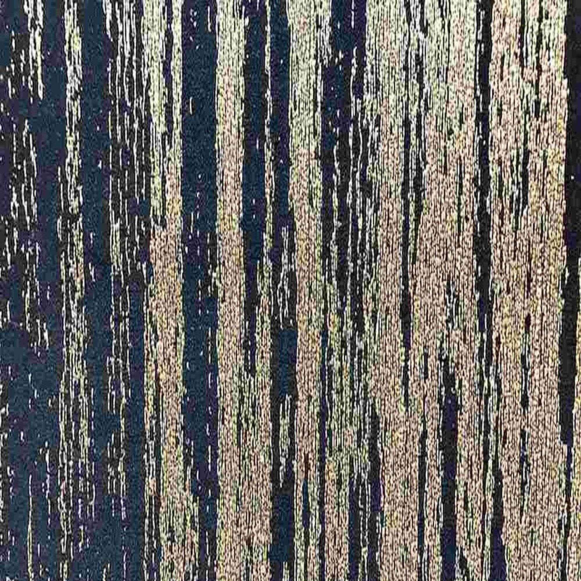 Navy Inline Metallic Jacquard Fabric - 114 Inch. in Width Fabric by the Yard - 114 Inch Wide
