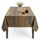 Inline Black Gold Tablecloth