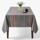Inline Blue Tablecloth