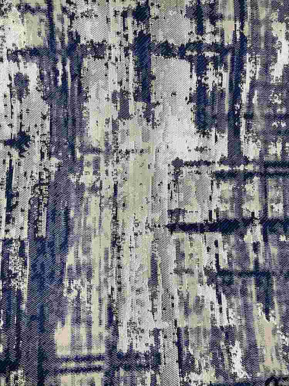 LYNSFIELD Jacquard Print Metallic - Tablecloth - Lime - Sample 3x3 Inch