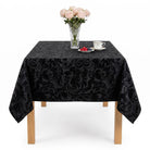 Lobby Black Tablecloth