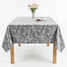 Lobby Charcoal Tablecloth