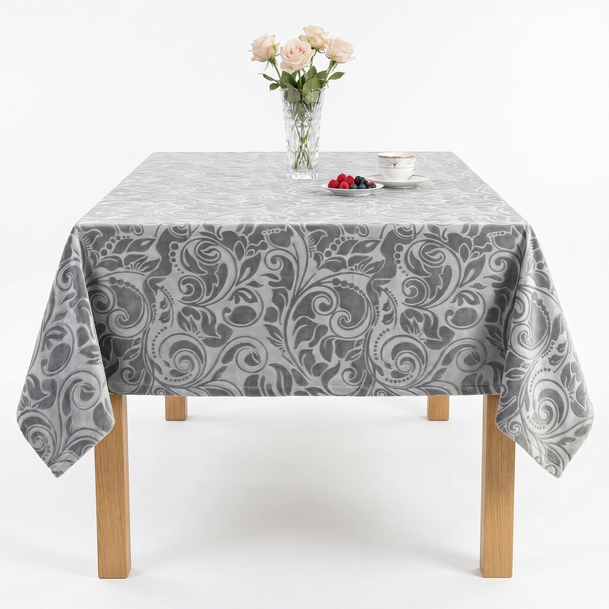 Lobby Charcoal Tablecloth