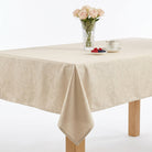 Luxurious Ivory Tablecloth