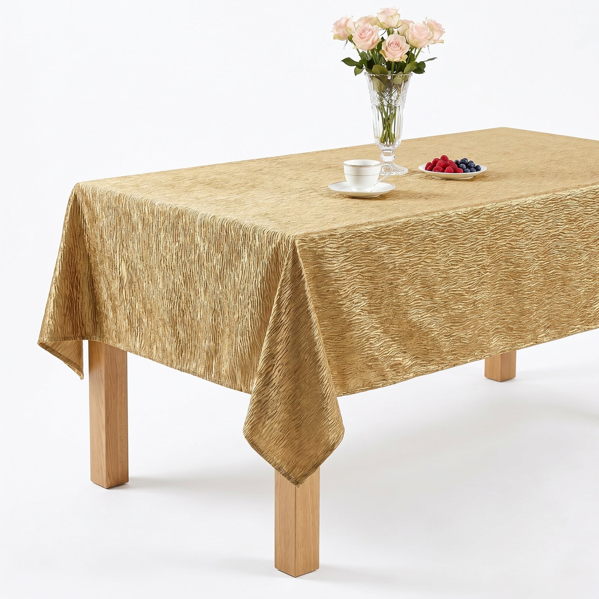 Luxurious Mocha Tablecloth
