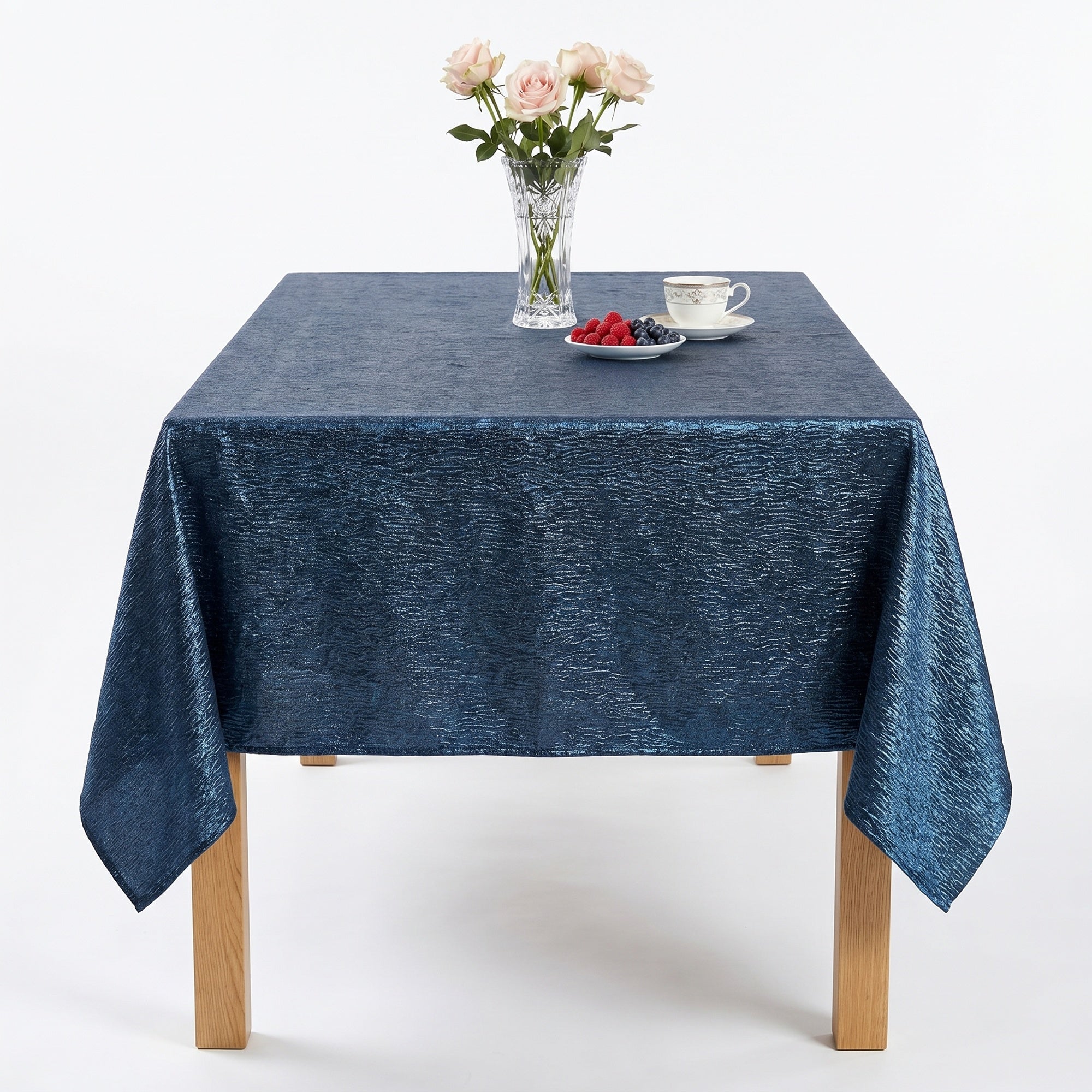 Luxurious Navy Tablecloth