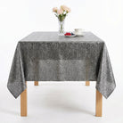 Luxurious Silver Tablecloth