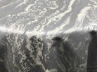 Silver/Gold Mahwah Metallic Marbleized Fabric - 54 Inch. in Width Fabric by the Yard - 54 Inch Wide