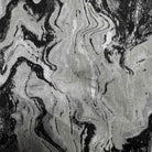 Onyx MILANO Jacquard Print Metallic Marbleized Fabric by the Yard - 118 Inch Wide
