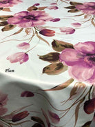 Tropical Printed Tablecloth – Plum