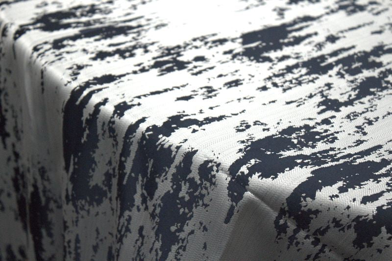 MARMORE Tablecloth - Navy/White