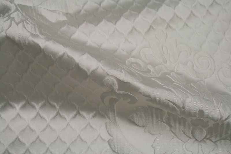 Times Jacquard Tablecloth – White