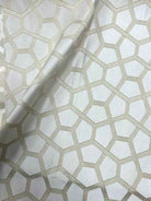 Sapphire Jacquard Tablecloth – Champagne