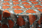 Azalea Floral Print Tablecloth – Orange