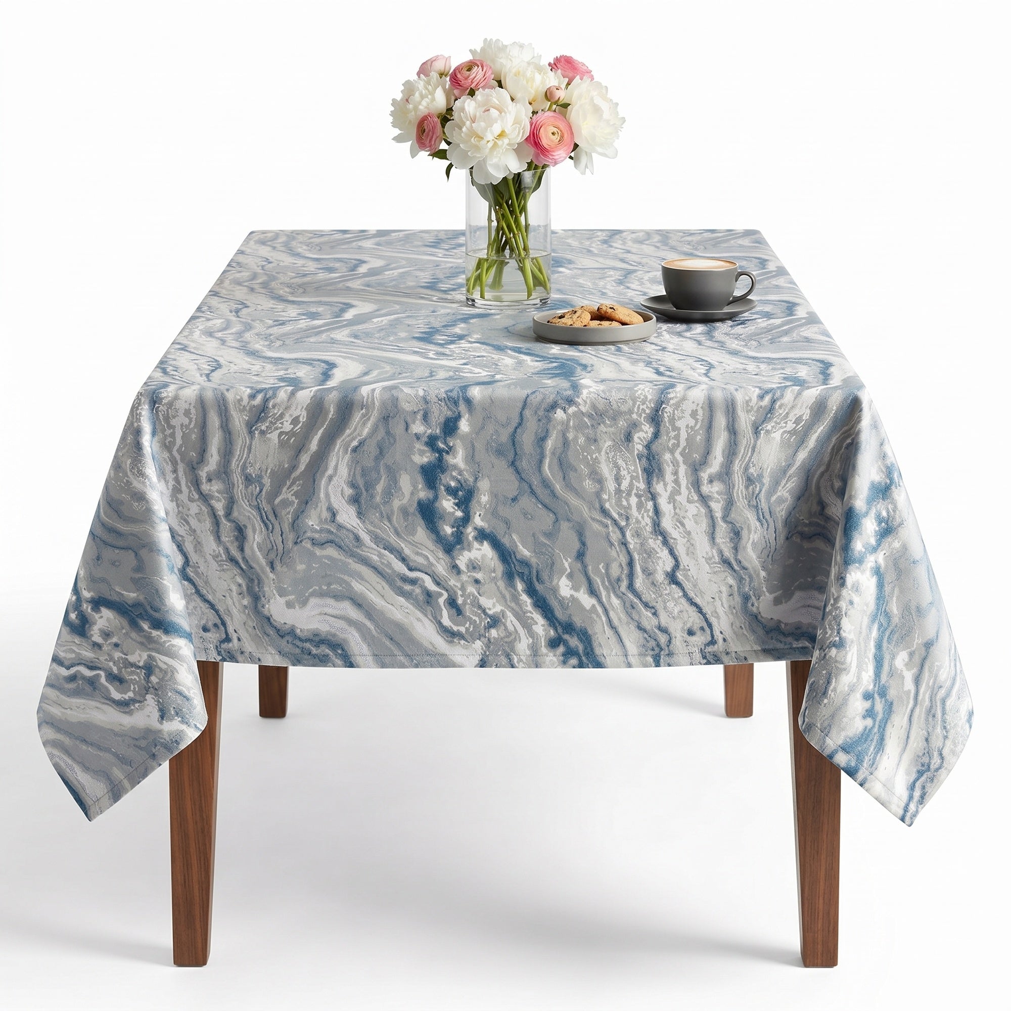 Mahwah Aqua Tablecloth