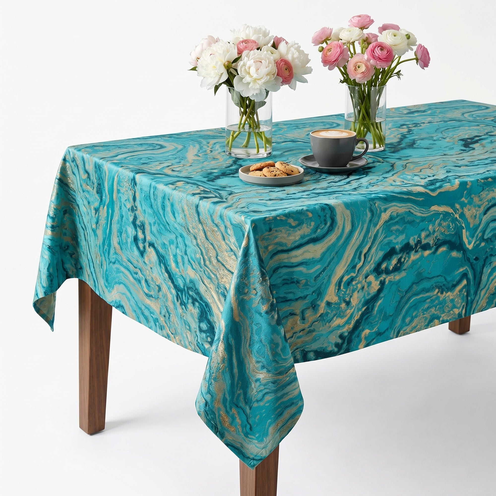 Mahwah Green Tablecloth