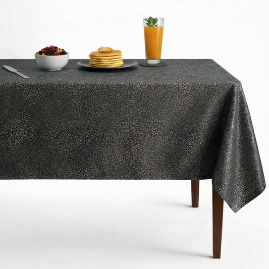 Marisol Jacquard Tablecloth - Black