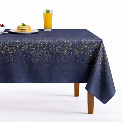 Marisol Jacquard Tablecloth - Navy
