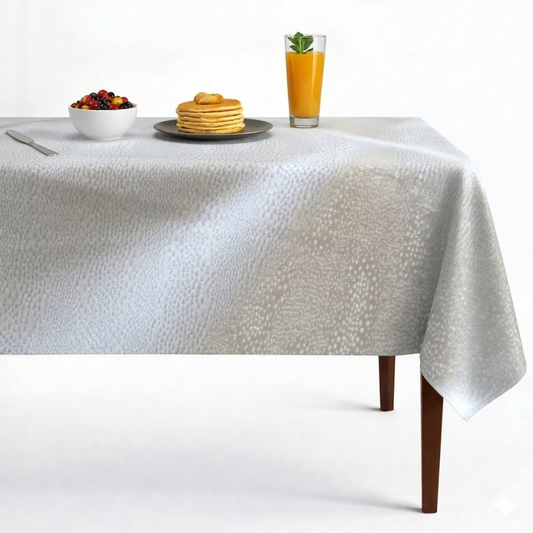 Marisol Jacquard Tablecloth - White