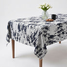 Marmore Navy White Tablecloth