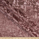 Mauve Abstract Crushed Velvet - Custom Tablecloths