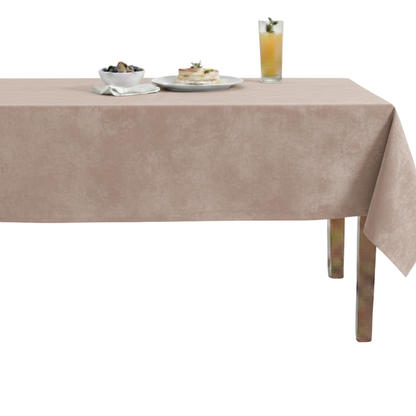 Soft Velvet Tablecloth-Mauve