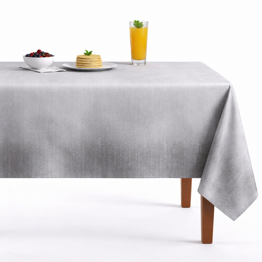 Misty Jacquard Tablecloth - White