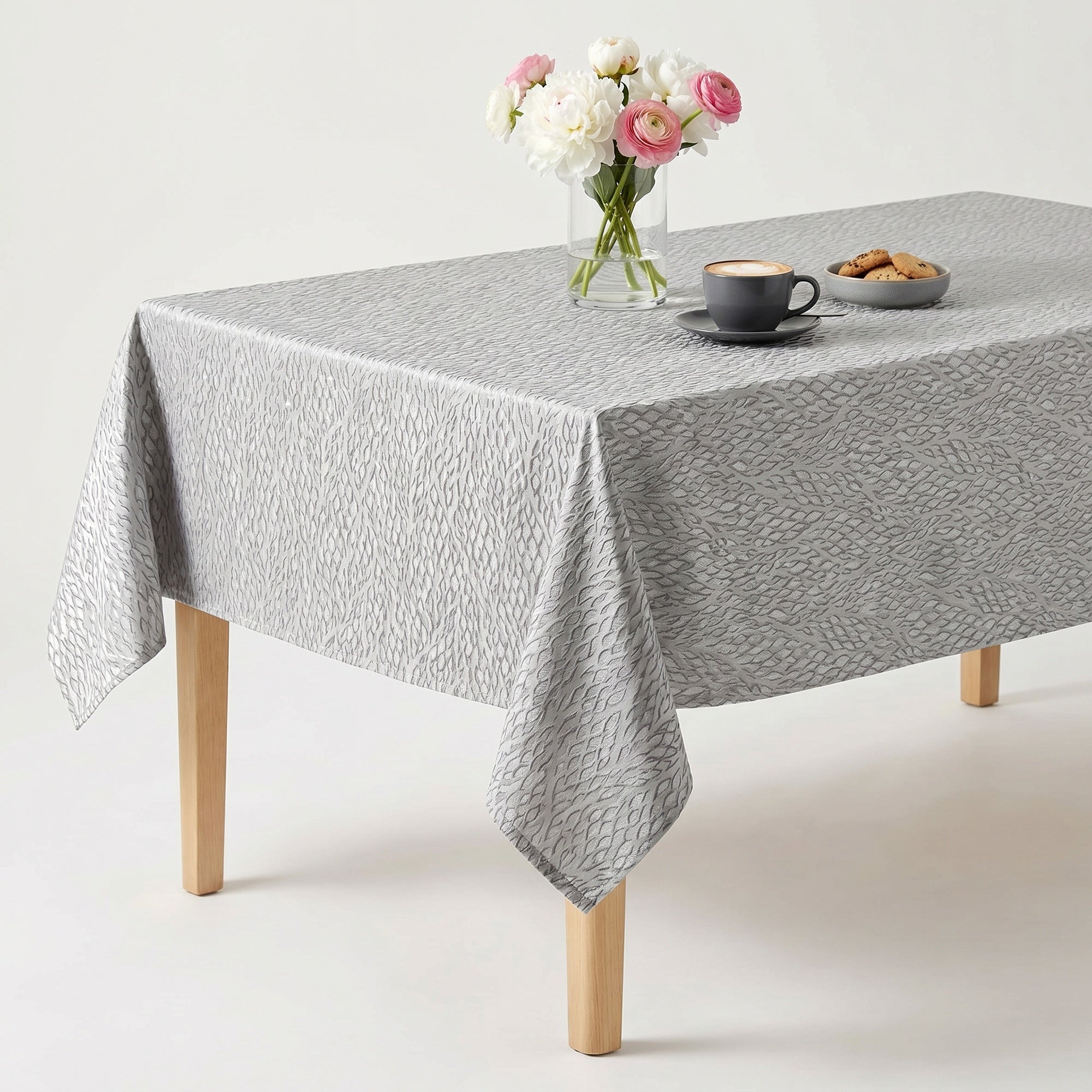 Mobile Silver Tablecloth