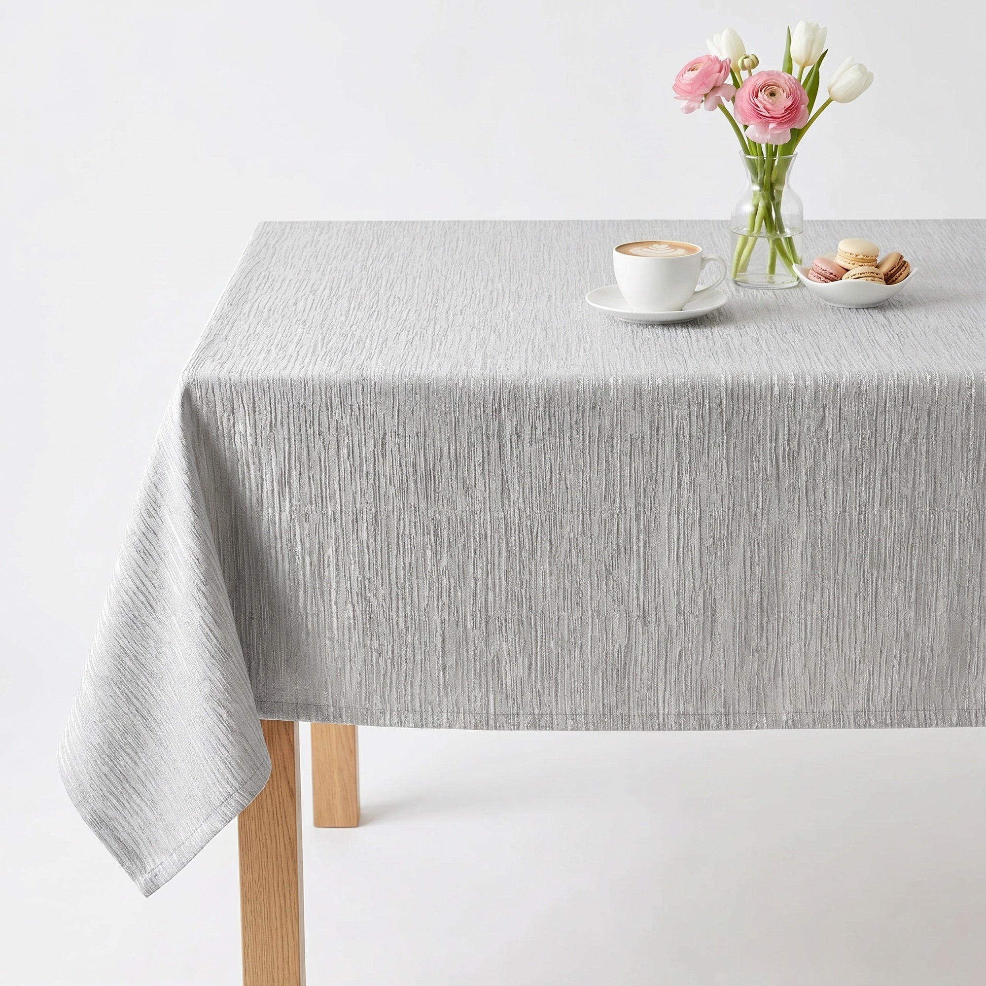 Mowhak White/white Tablecloth