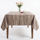 Multi Salmon Tablecloth