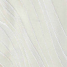 Antique White New Delhi Metallic Flower Jacquard Fabric - 120 Inch. in Width Fabric by the Yard - 120 Inch Wide